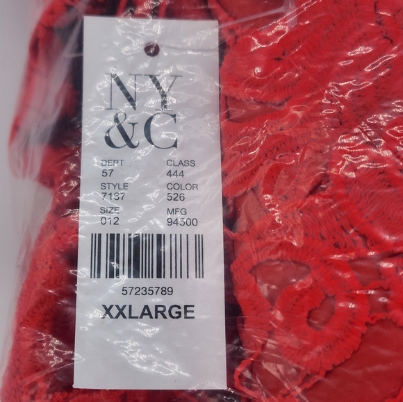 New York & Company Tiered Lace Midi Skirt NWT size XXL - Picture 7 of 8